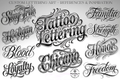Chicano Text Designs & Lettering kit, Procreate Stamp Brushes (Digital Download)