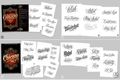 PDF, Chicano vol.1 & vol.2, Tattoo lettering art, E-book 200+ custom designs (Digital Download)