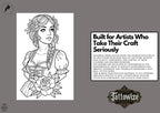 PDF, Tattoo Flash–Based Coloring Exercises vol.1 (Digital Download) 100 pages