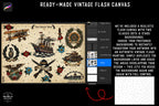 War Tattoo Stencils, 150+ designs, Procreate WW1 Art (Digital Download)