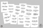 PDF, Chicano vol.1 & vol.2, Tattoo lettering art, E-book 200+ custom designs (Digital Download)