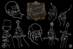 Procreate Hand Reference Stamps: 150+ Designs (Digital Download)