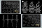 The Traditional Tattoo Artist 2 - 1000+ files, PNG, SVG & EPS Procreate/Photoshop Stencils (Digital Download)