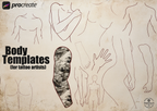 Body templates / tattoo placement for Procreate (Digital Download)