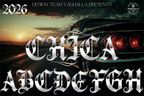 Procreate Blackletter Stamp Brush Set, Tattoo Fonts (Digital Download)