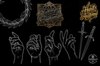 Procreate Hand Reference Stamps: 150+ Designs (Digital Download)