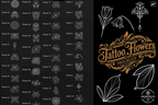 Neo-traditional flowers vol.2 - 100+ custom designs, digital download Procreate/Photoshop Stencils (Digital Download)