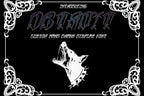 Detroit custom tattoo font (Digital Download)