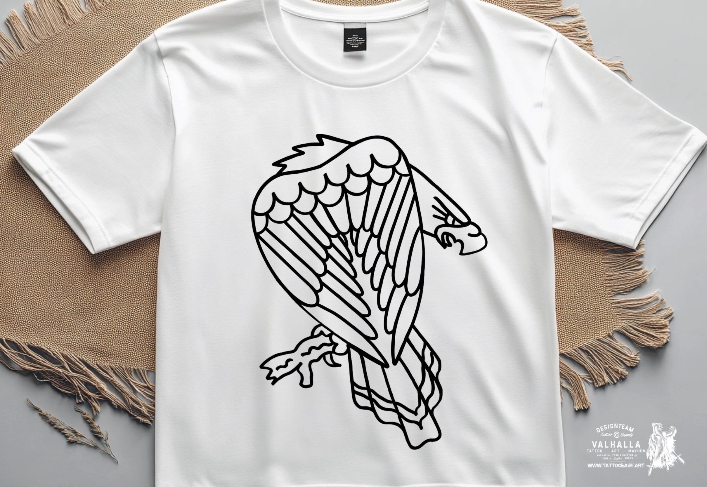 Traditional Tattoo Eagles 100 files, Procreate Stamps, SVG, PNG, EPS