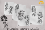 Pretty Ladies / Tattoo flash PDF book (Digital Download)