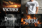 Procreate Blackletter Stamp Brush Set, Tattoo Fonts (Digital Download)