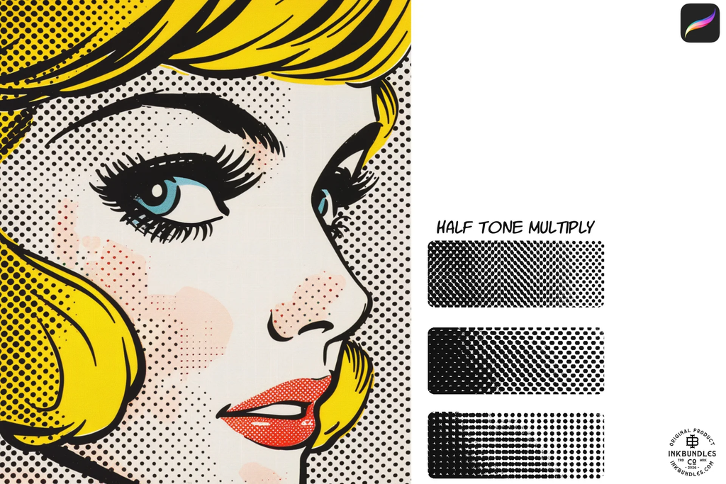 Procreate ~ Retro Tones, Pop art in Procreate (Digital Download)