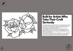 Neo-traditional flowers vol.2 - 100+ custom designs, digital download Procreate/Photoshop Stencils (Digital Download)