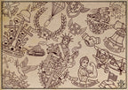 War Tattoo Stencils, 150+ designs, Procreate WW1 Art (Digital Download)