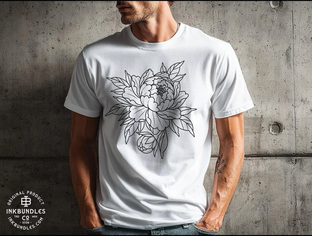 Neo-traditional flowers vol.2 - 100+ custom designs, digital download Procreate/Photoshop Stencils (Digital Download)