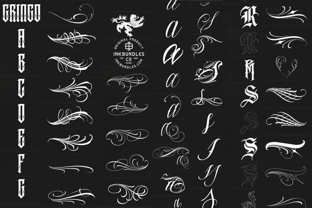 Procreate, The Chicano Lettering kit XL, 600+, Original art (Digital Download)