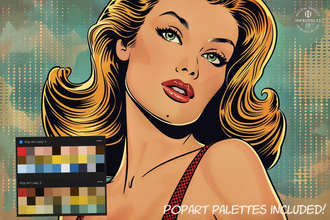 Procreate ~ Retro Tones, Pop art in Procreate (Digital Download)