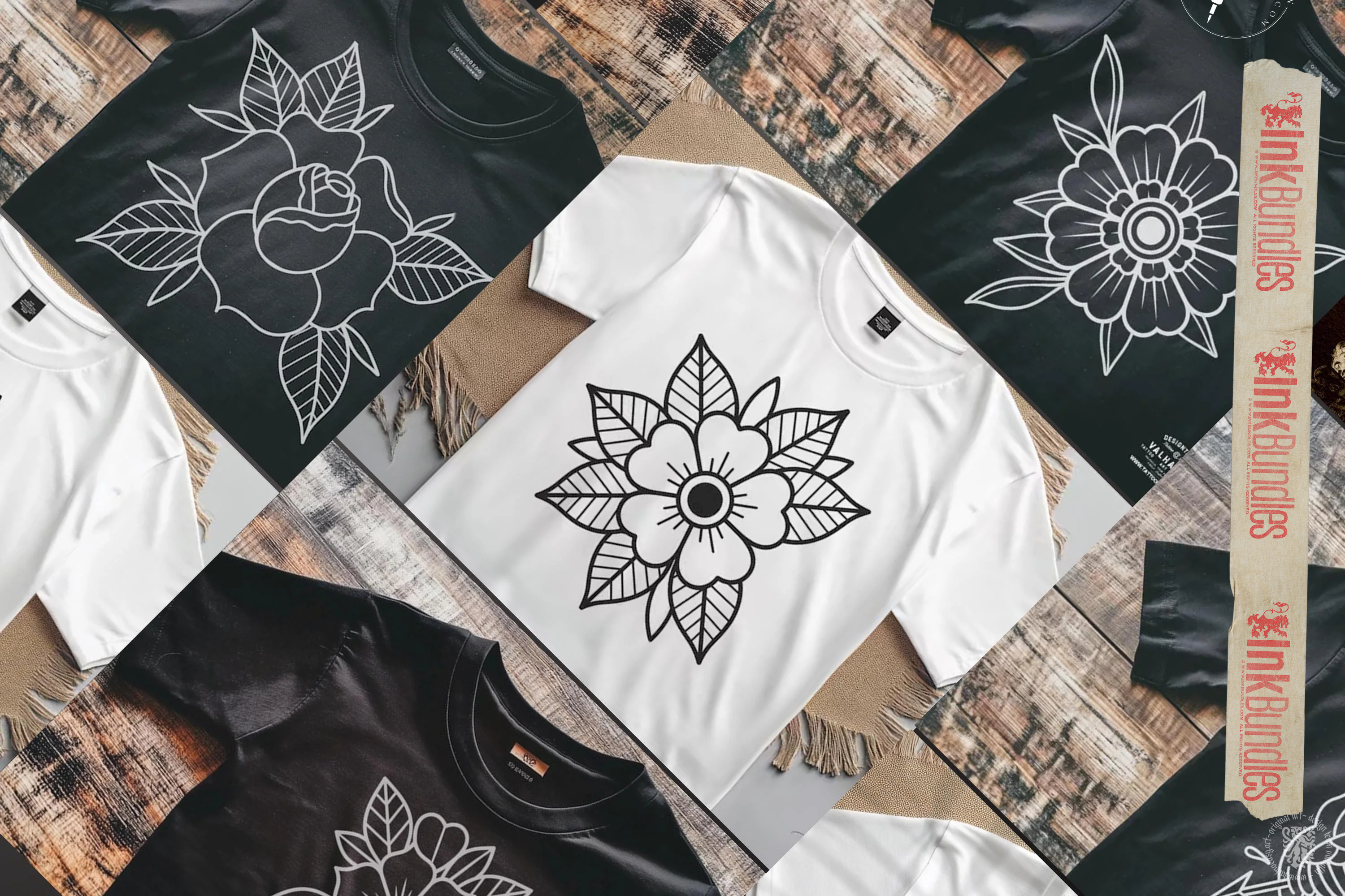 The Traditional Tattoo Artist - 1600+, Procreate & PNG custom made creative design kit! (Digital Download)