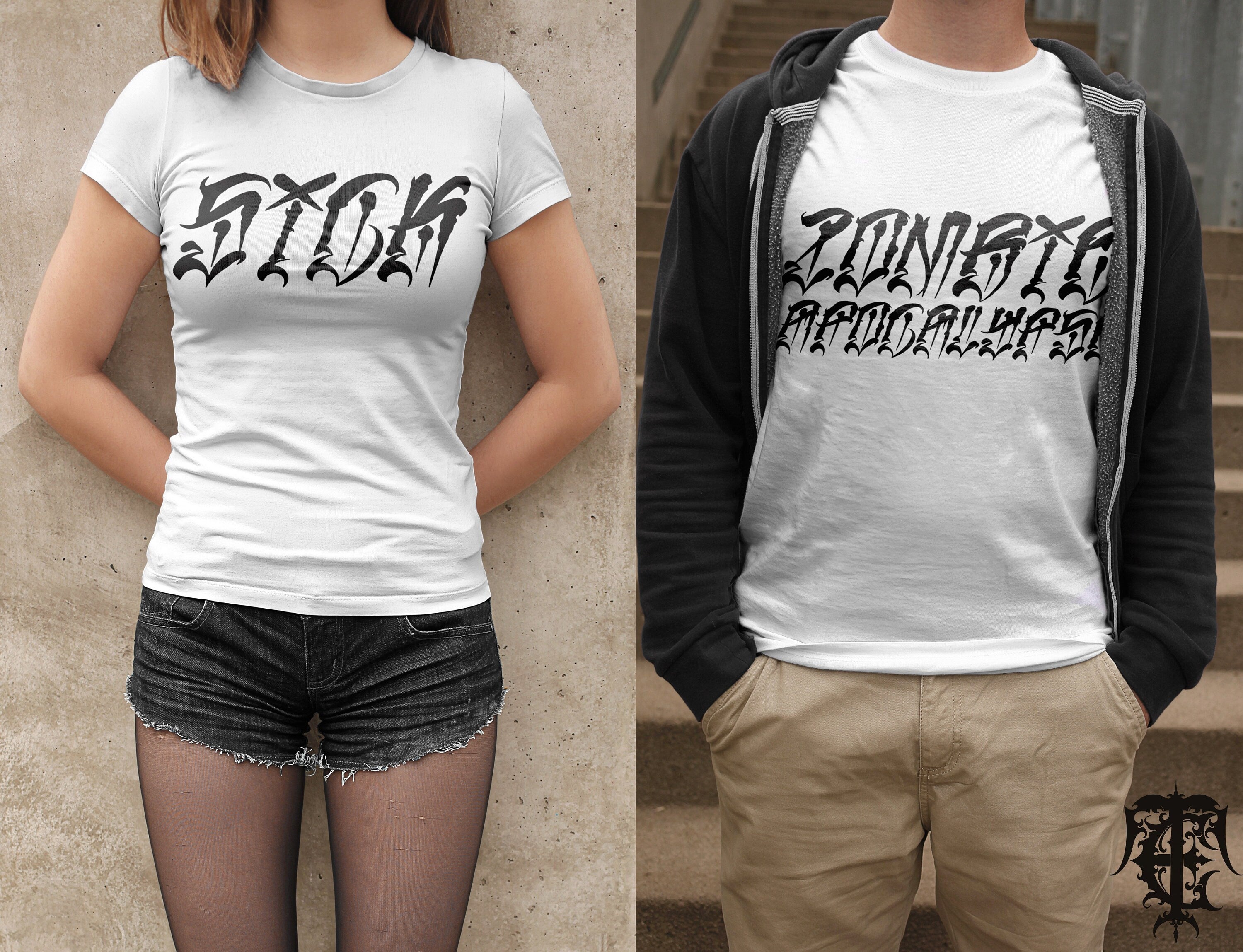 Detroit custom tattoo font