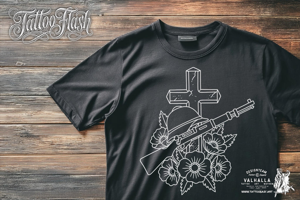 War Tattoo Stencils, 150+ designs, Procreate WW1 Art (Digital Download)