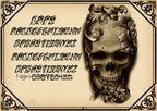 Detroit custom tattoo font (Digital Download)