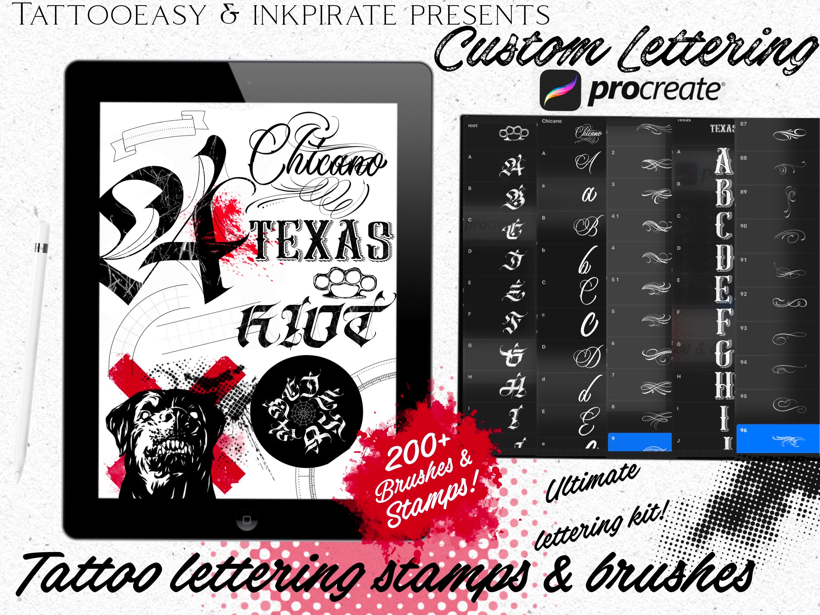 Lettering made easy, spring collaboration with da ink pirate! Enjoy!