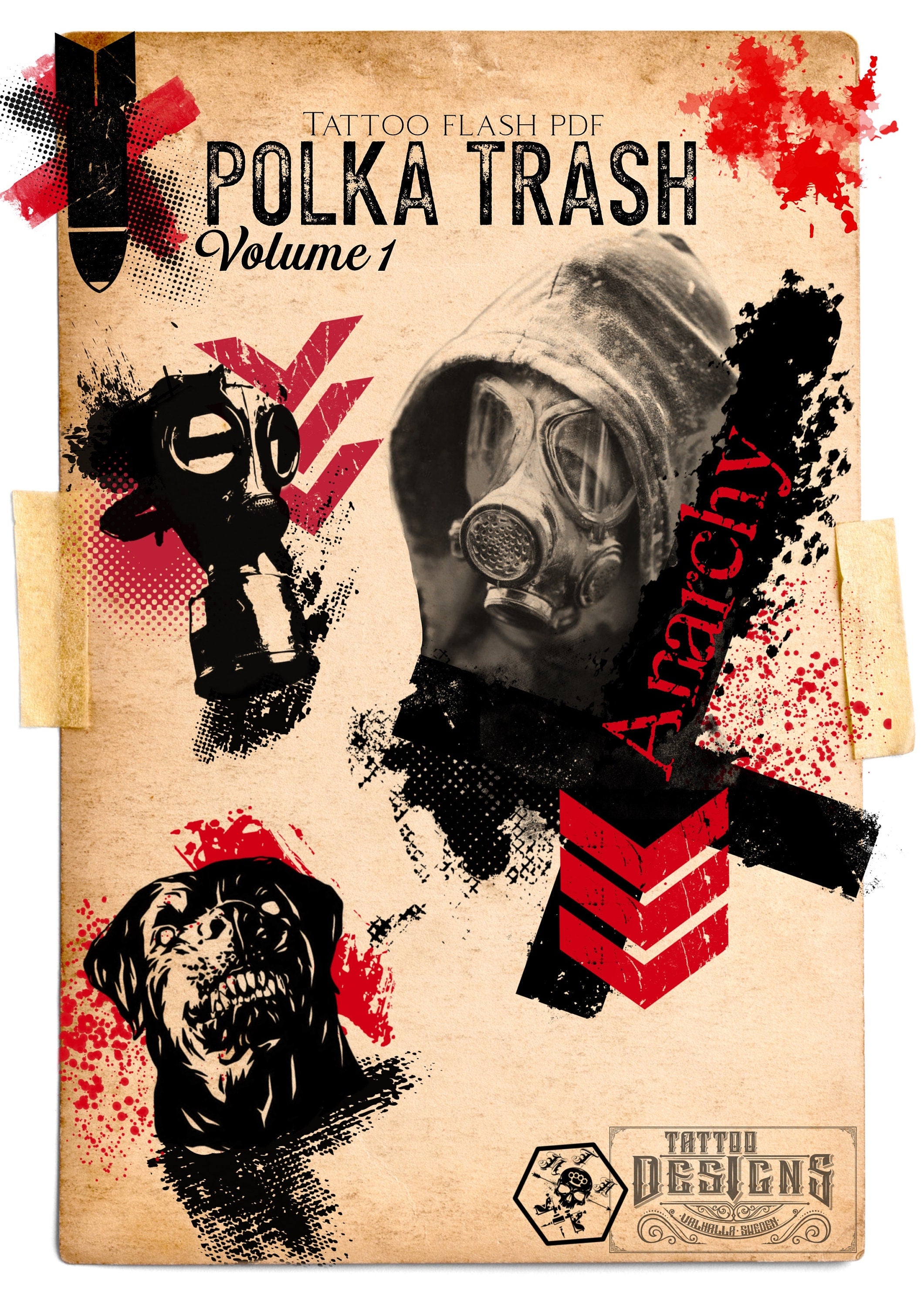 Tattoo E-Books Trash polka special (Pdf) 35/40 designs. Trash vol.1