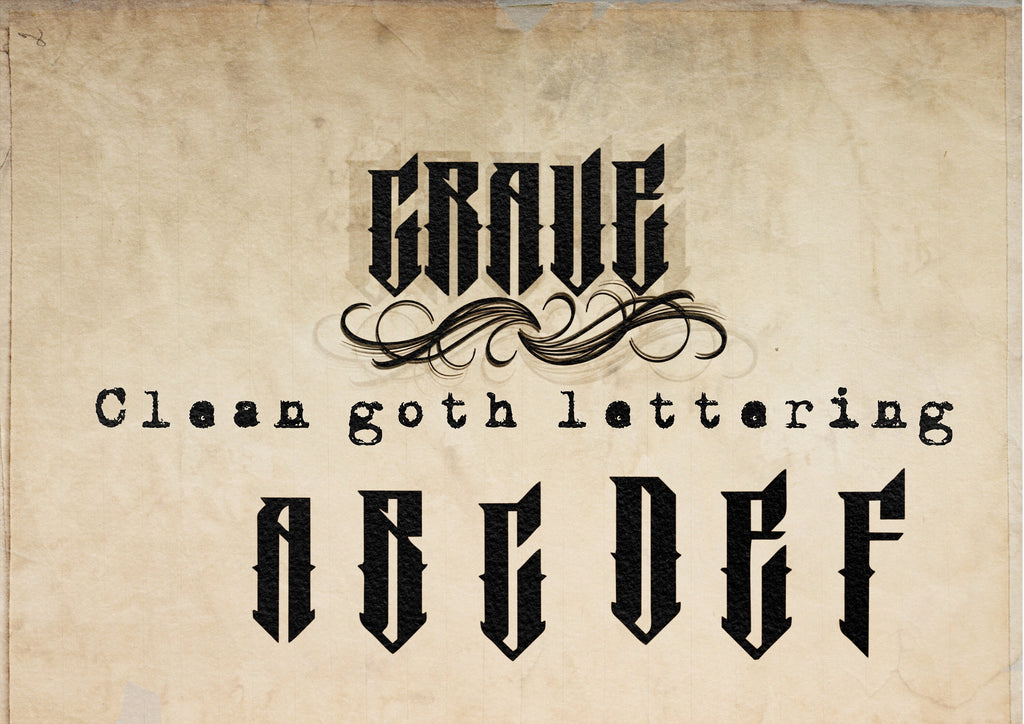 Lettering made easy Custom handmade chicano /tattoo letters for Procreate & xtras