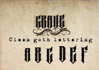 Lettering made easy Custom handmade chicano /tattoo letters for Procreate & xtras