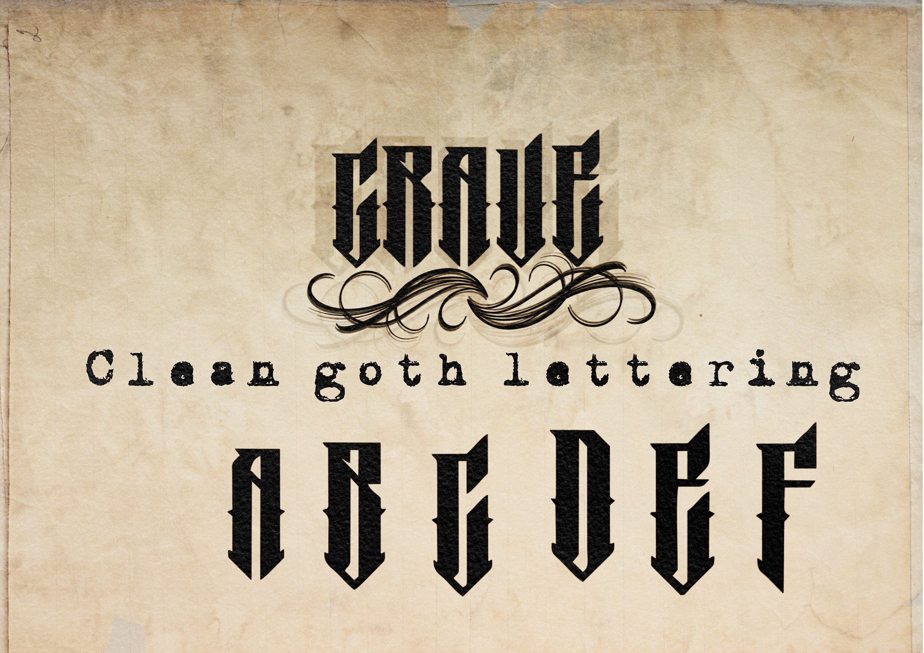 Lettering made easy Custom handmade chicano /tattoo letters for Procreate & xtras