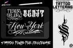 Lettering made easy Custom handmade chicano /tattoo letters for Procreate & xtras