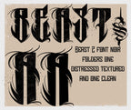Lettering made easy Custom handmade chicano /tattoo letters for Procreate & xtras
