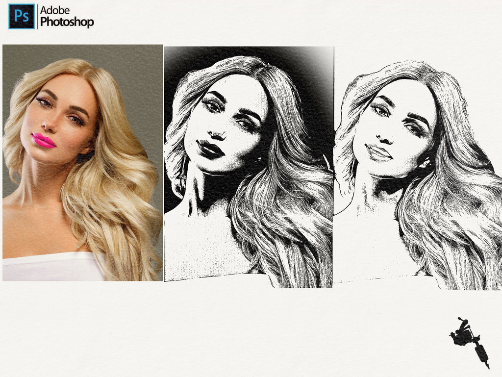 The Tattoo stencil maker // create stencils ( or vector art) in minutes, made for Photoshop