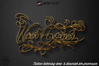 Lettering made easy logo /7 font stamp brushes • handmade letters for Procreate