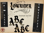 Lettering made easy logo /7 font stamp brushes • handmade letters for Procreate
