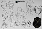 The Anime Studio bundle vol.2/ 2~300 guide anatomy stamp brushes, XXL creative set!