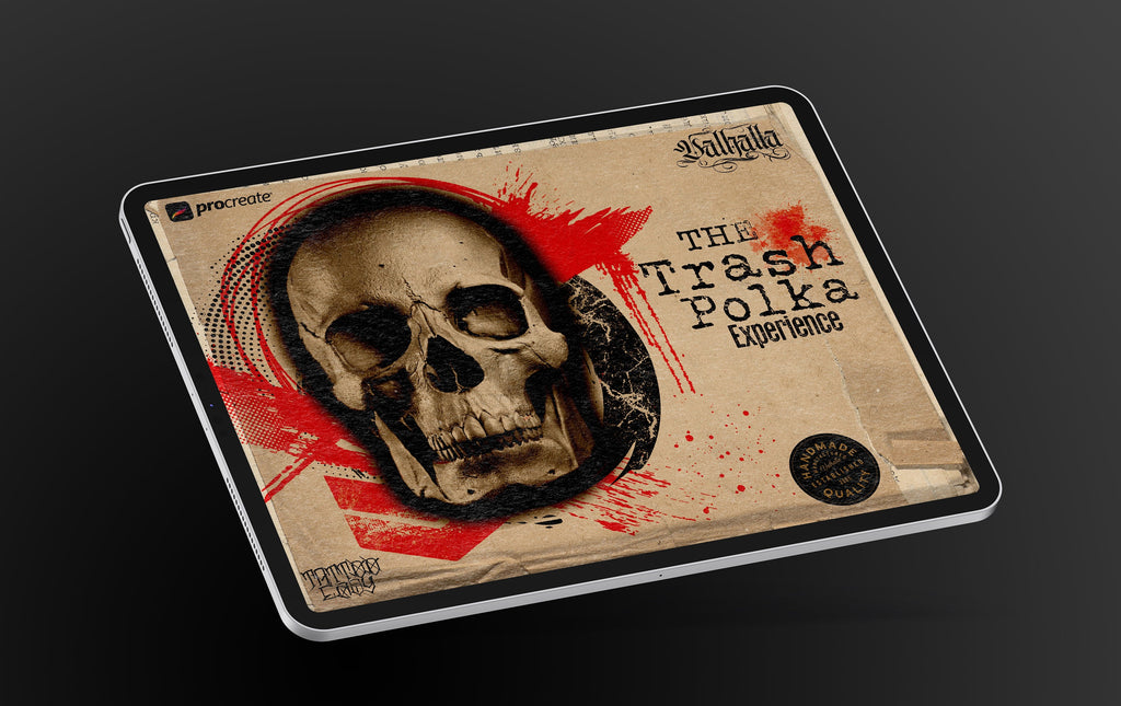 The Trash polka project for procreate 2.0