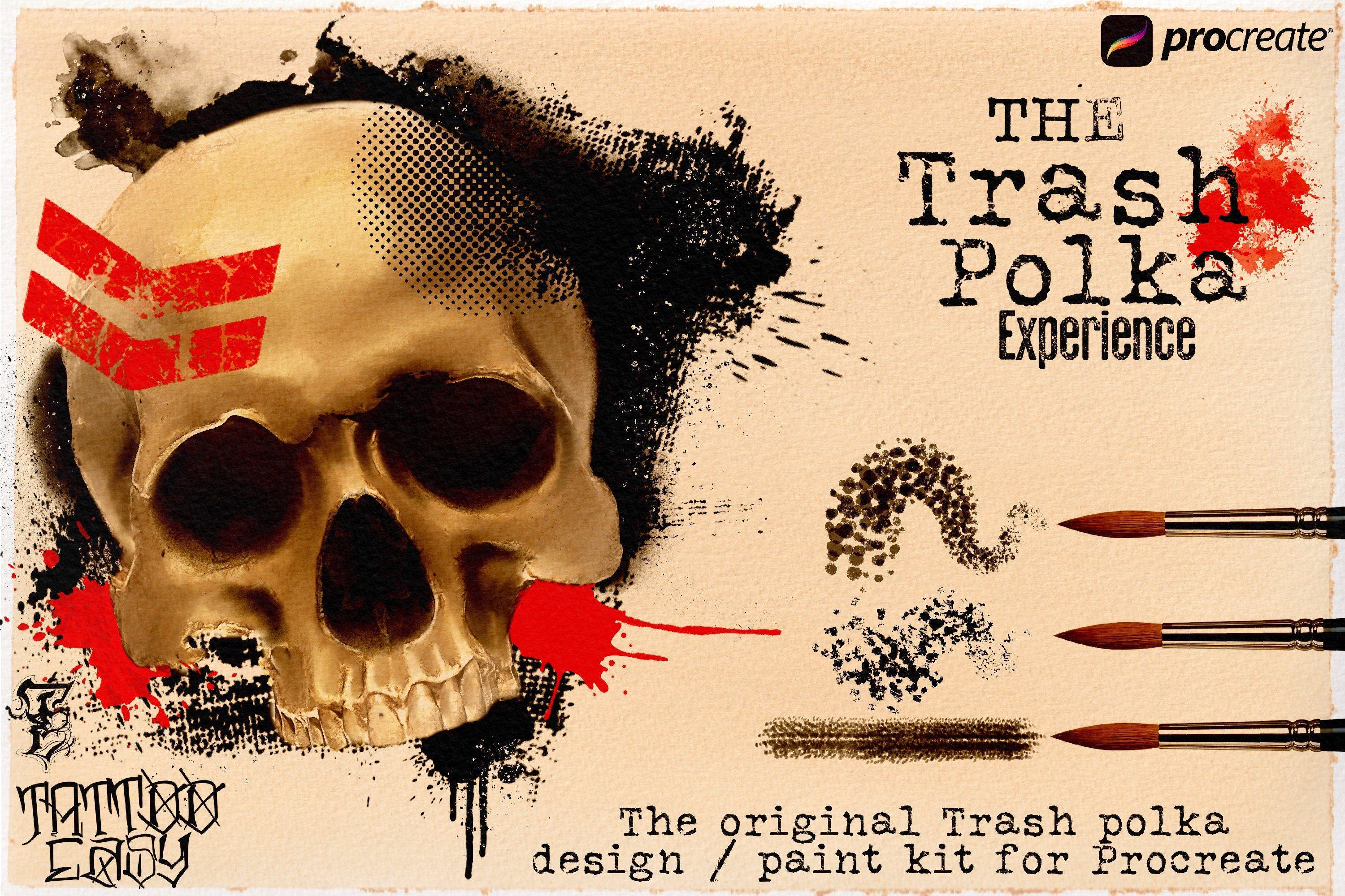 The Trash polka project for procreate 2.0