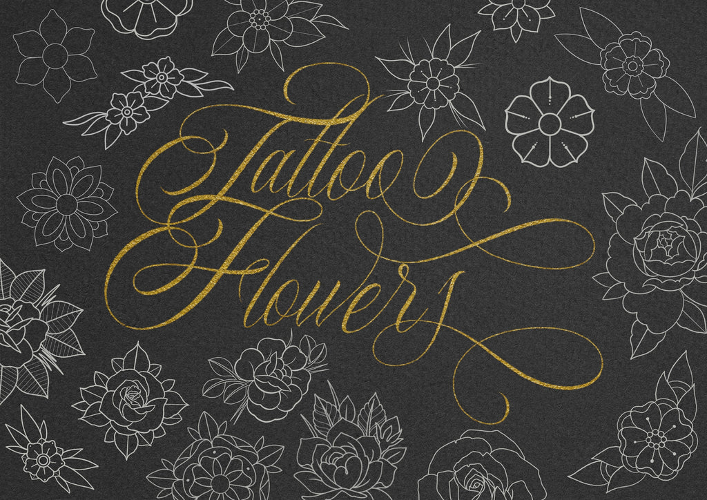 101 traditional tattoo flowers ~