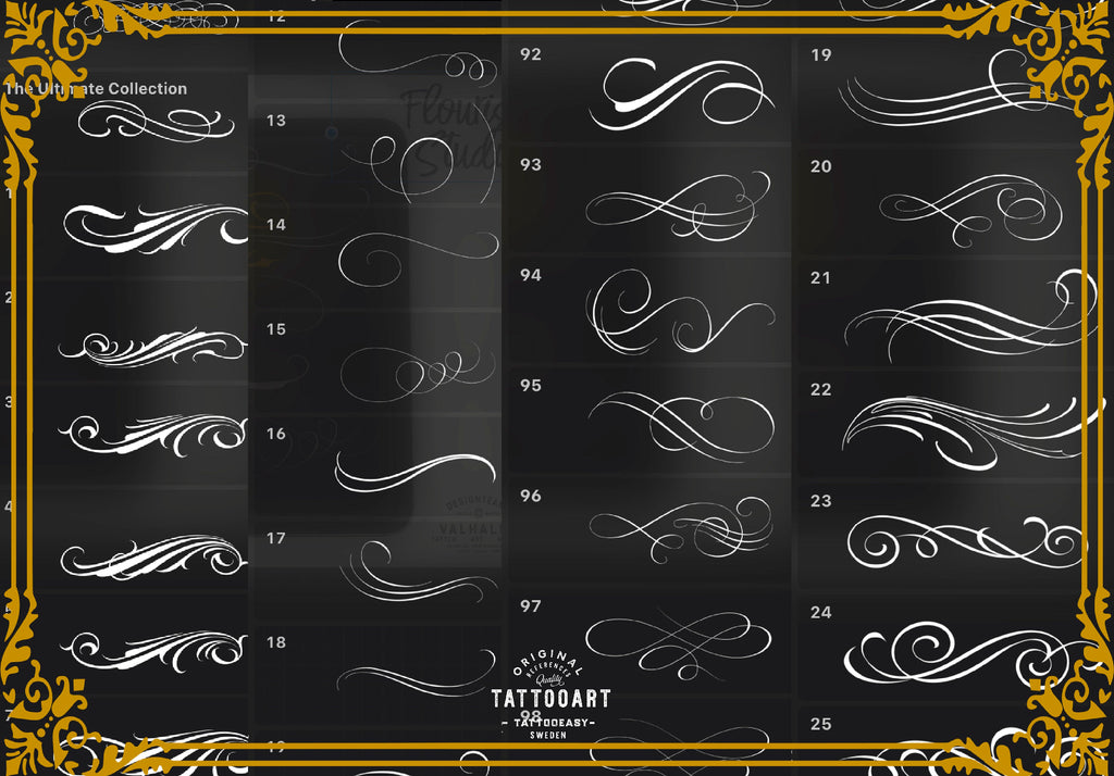 The flourish studio, custom brushes for Procreate