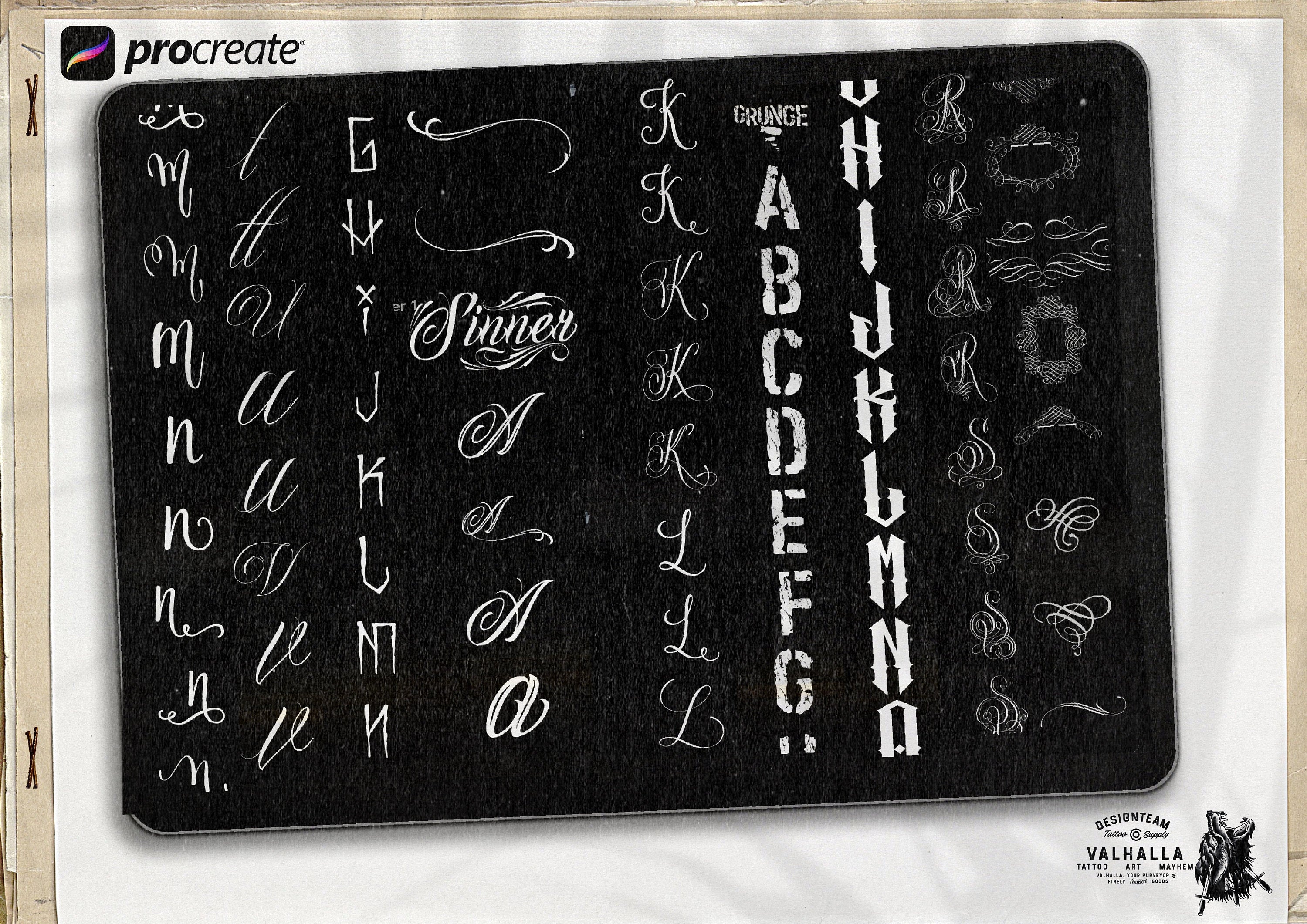 Lettering ultimate 1400+