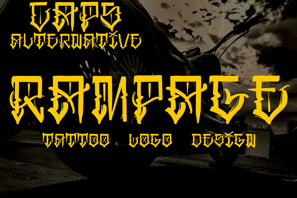 Valhalla custom tattoo fonts bundle