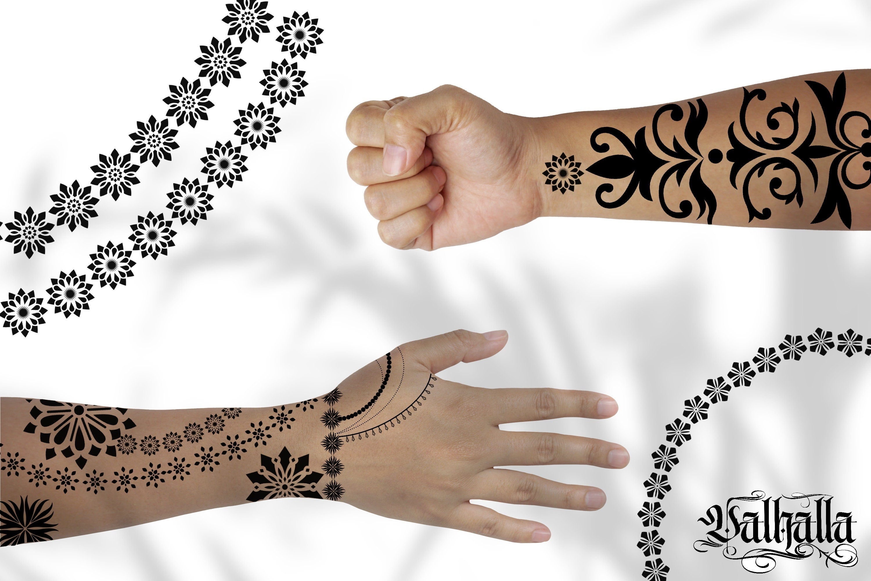 Ornamental Tattoo Brushes: 350+ Procreate Stamps Digital Download