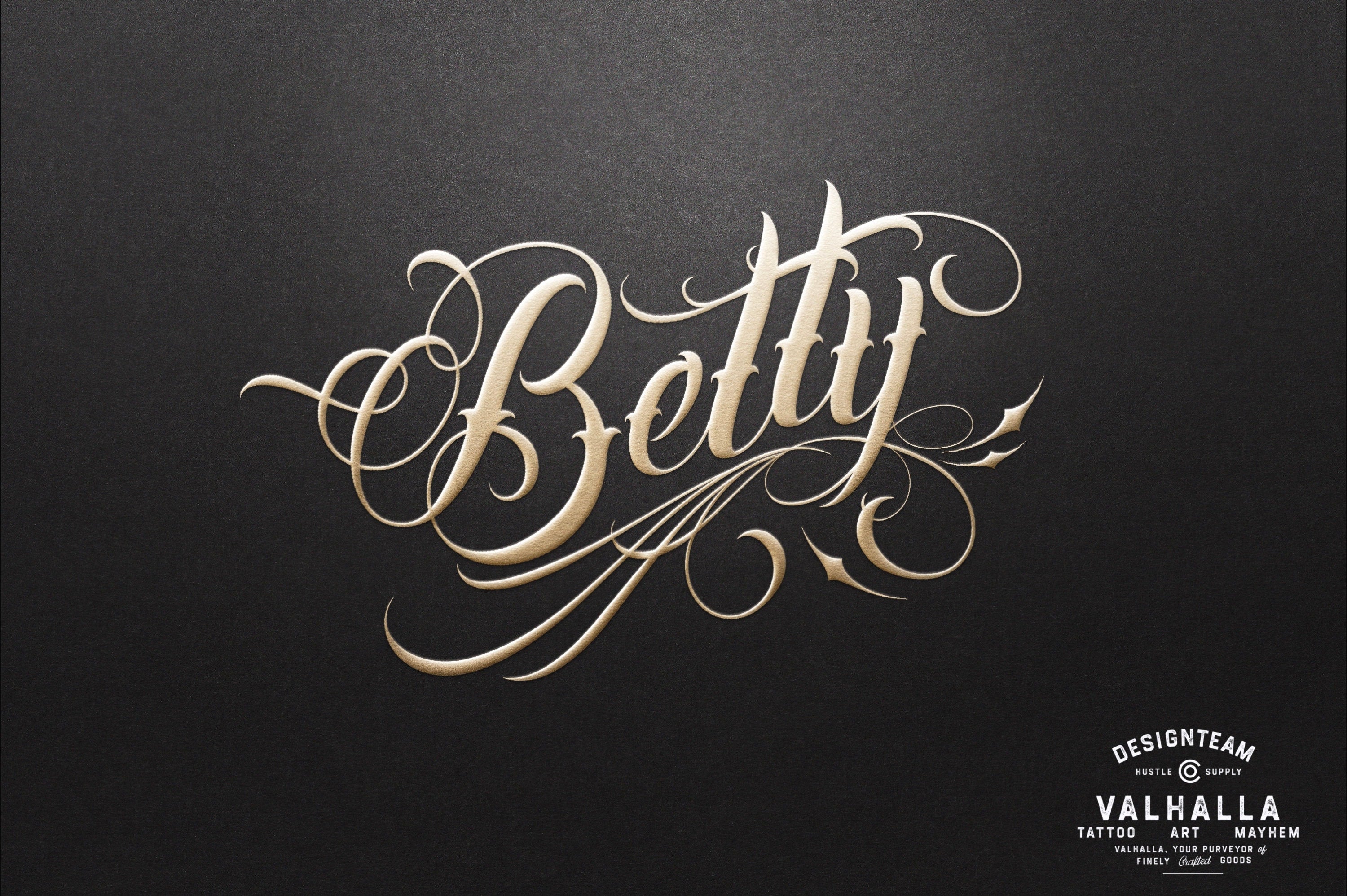 Tattoo Lettering made easy. XL ~ Tattoo fonts X ~ over 500 stamps!