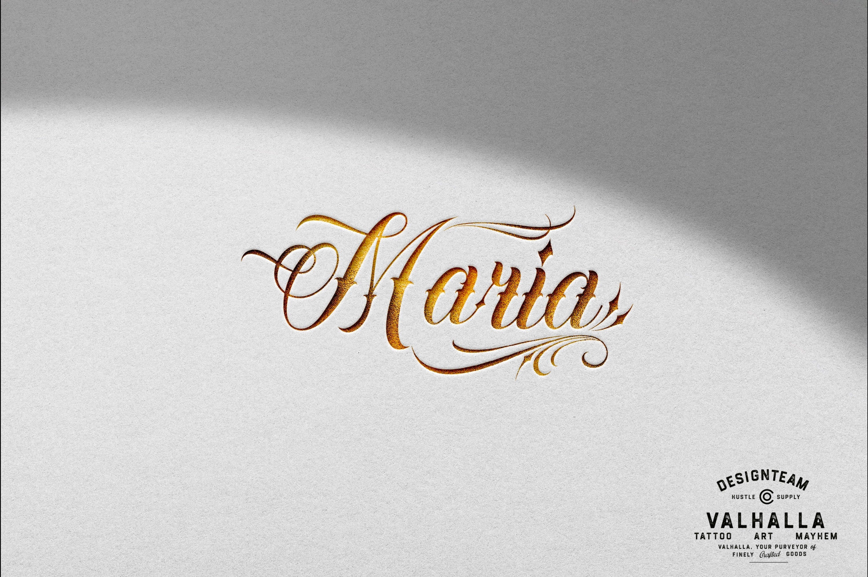 Tattoo Lettering made easy. XL ~ Tattoo fonts X ~ over 500 stamps!