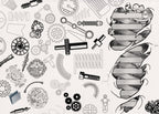 Biomech diy kit for procreate mech / steampunk
