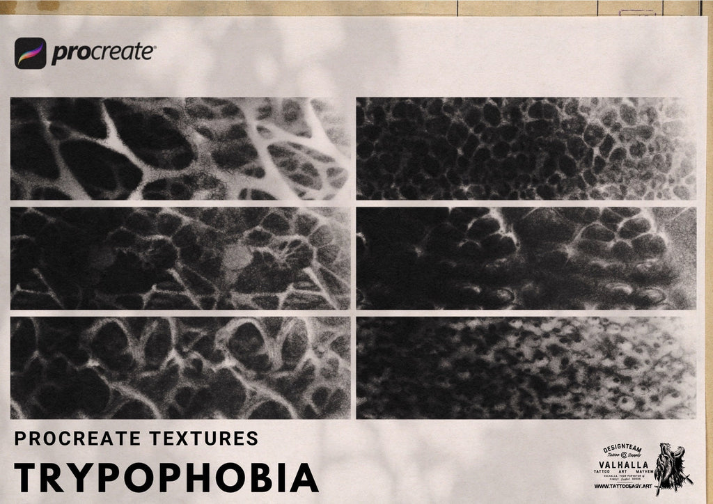 Art core vol.1 / Trypophobia, custom brushes for Procreate