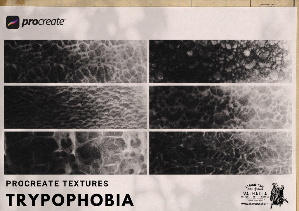 Art core vol.1 / Trypophobia, custom brushes for Procreate