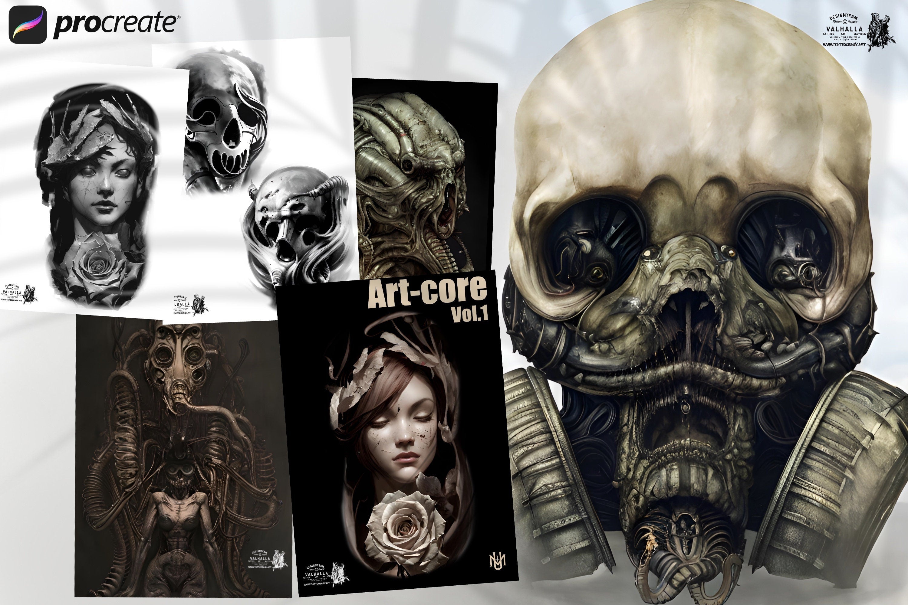 Art core vol.1 / Trypophobia, custom brushes for Procreate