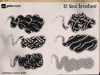 The wastelands ~ custom brushes for Procreate